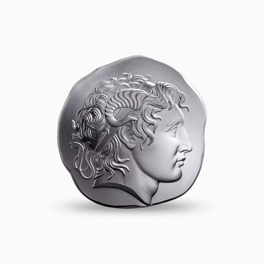 Alexander the Great Style, Herakles - 5 Ounce Round, Argentia