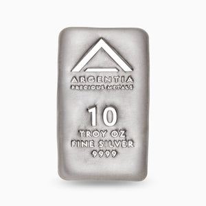 10 Ounce Bar, Argentia .9999 Fine Silver